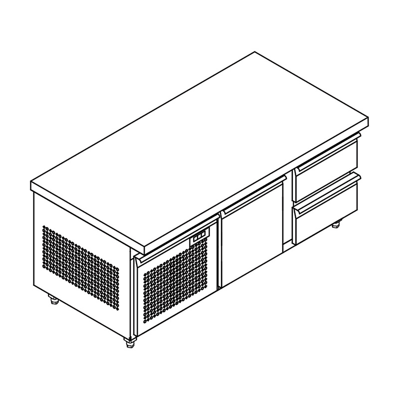 Snack Refrigerator unit ‎(With Doors & Drawers)‎